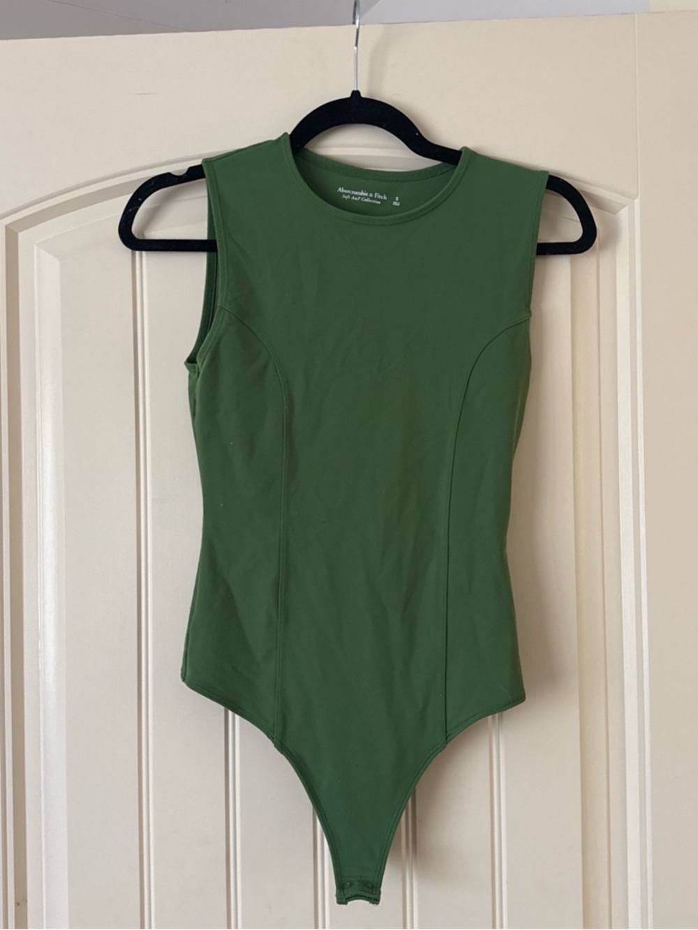 Abercrombie & Fitch Olive Green Sleeveless Bodysuit